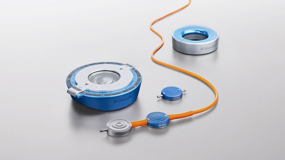 MIETHKE M.blue® adjustable gravitational valves with M.blue® XABO®